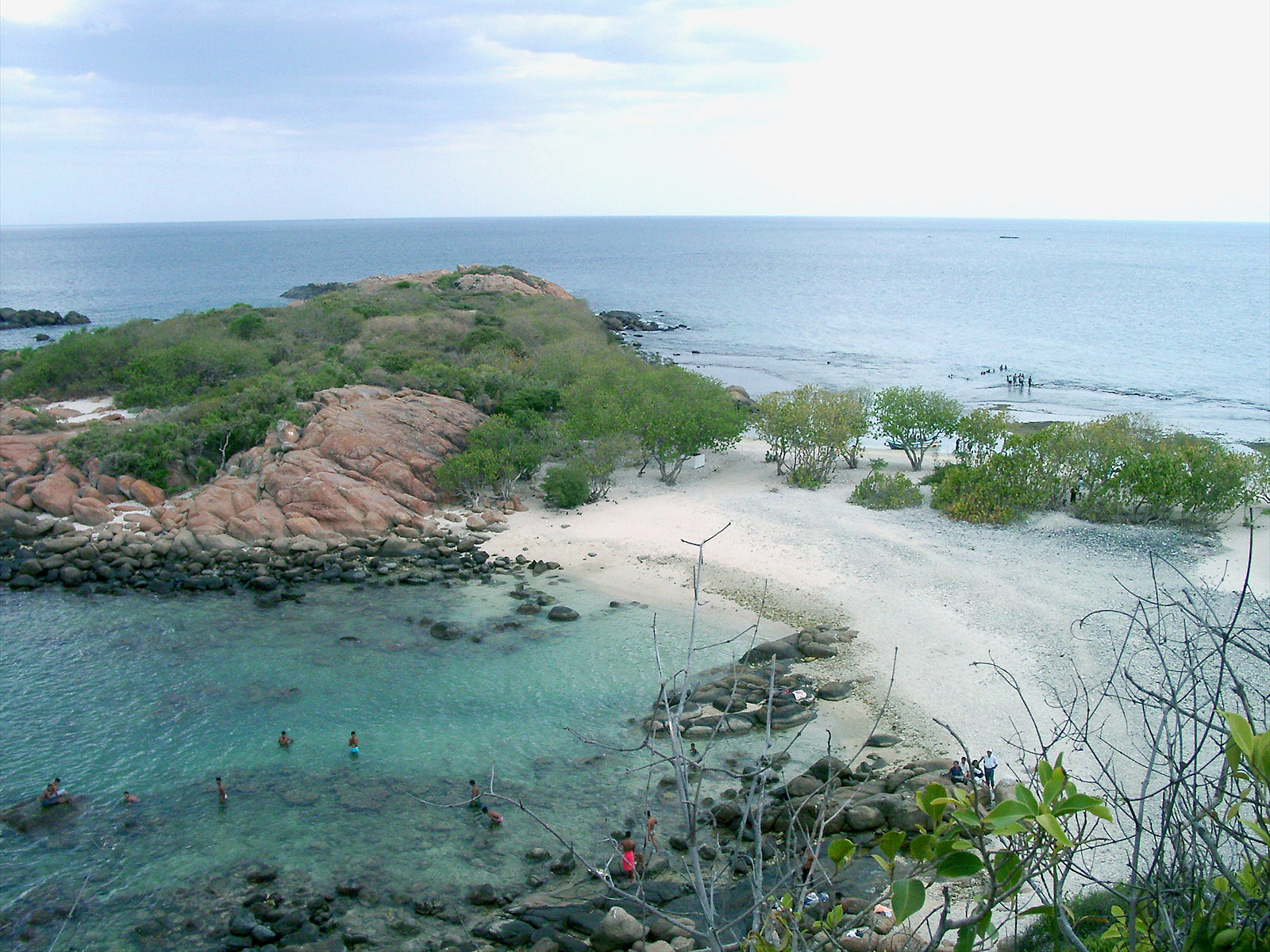 Approaching Pigeon Island National Park from the Nilaveli coast